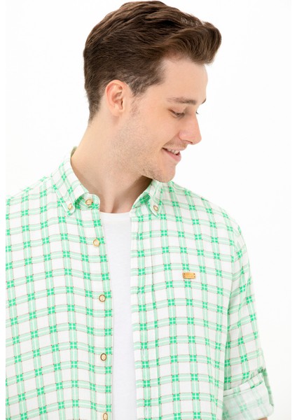 Erkek Nil Gömlek Desenli 50263337-VR083 fiyatları