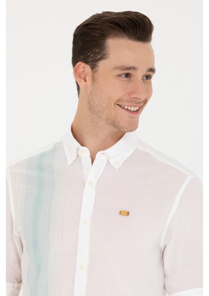 Erkek Mint Gömlek Desenli 50264069-VR090 modelleri