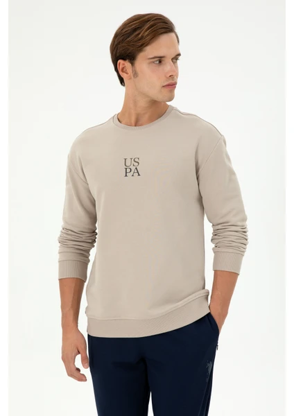 U.S. Polo Assn. Erkek Taş Sweatshirt 50293420-VR049