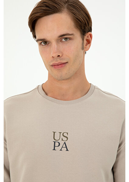 U.S. Polo Assn. Erkek Taş Sweatshirt 50293420-VR049