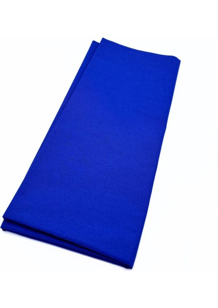 120X50 cm Pamuklu Astarlık Kumaş Saks Mavi