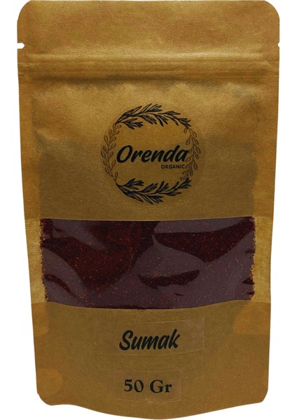 Sumak Doğal Kurutulmuş, Ekşi ve Aromalı 50 gr