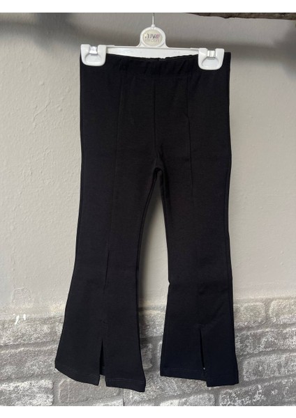 Yüksek Bel Ispanyol Paça Tam Kalıp Kız Çocuk Tayt fiyatları