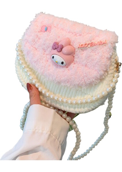 Sevimli Karikatür Omuz Peluş Crossbody Çanta (Yurt Dışından)