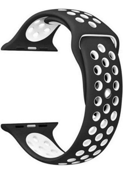 Apple Watch 4/5 44MM Kordon Kayış Silikon Delikli Soft