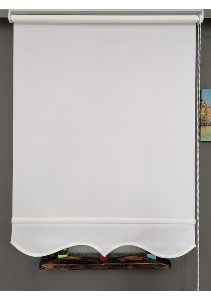 Stor Perde - Kalın Ithal Mat Model - Etek Dilimli fırsatları