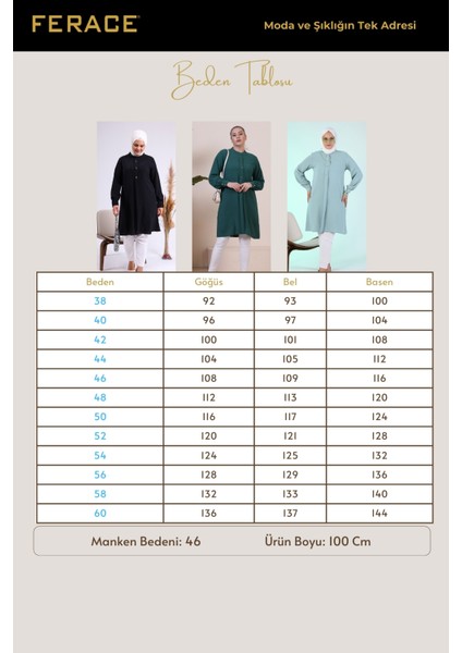 Kadın Büyük Beden Tesettür Tunik Düğmeli Ayrobin Kumaş fiyatları