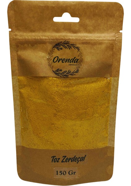 Zerdeçal Toz Doğal Yöntemler ile Kurutulmuş ve Öğütülmüştür 150 gr fiyatları