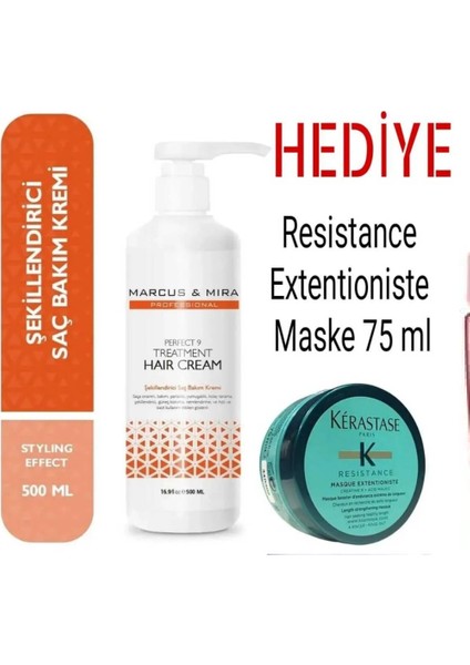 Şekillendirici Saç Bakım Kremi Resistance Extentioniste Maske 75 ml