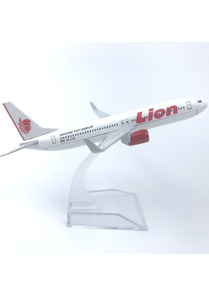 Lion Air Boeing 737 16CM Alaşım Uçak Modeli (Yurt Dışından)