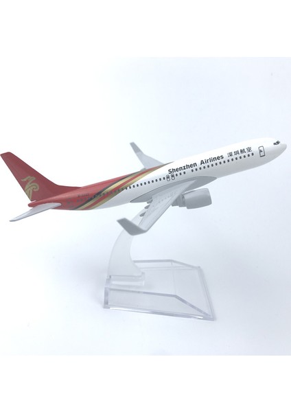 Shenzhen Havayolları Boeing 737 16CM Alaşım Uçak Modeli (Yurt Dışından)