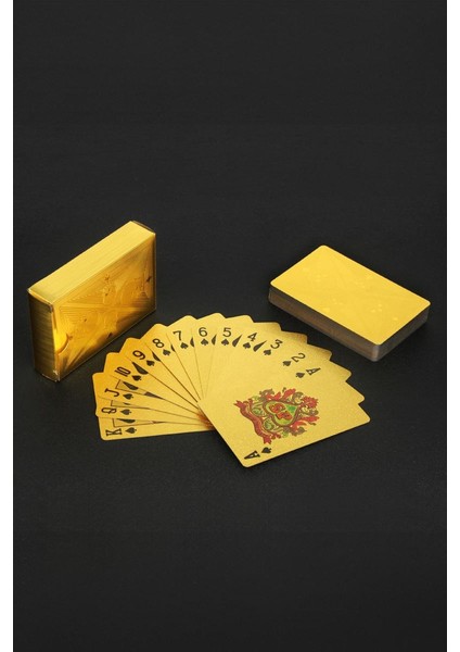 Gold Kurukafa Iskambil Kağıdı Plastik Su Geçirmez Oyun Kağıdı CIN500SR