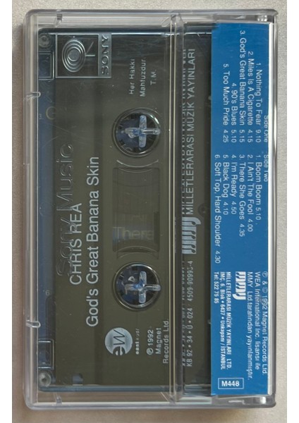 Chris Rea God's Great Banana Skin Kaset (Orjnal Dönem Baskı Kaset)