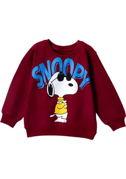 30224 3-7 Yaş Snoopy Baskılı Sweat