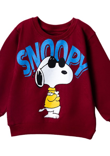 30224 3-7 Yaş Snoopy Baskılı Sweat