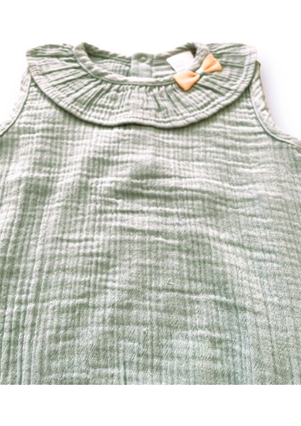Kız Müslin Çıtçıtlı Body