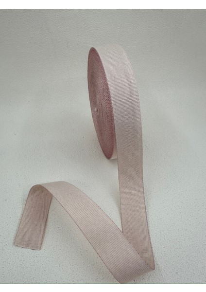 2.5 cm Simli Grogren Şerit-5 Metre-Pembe