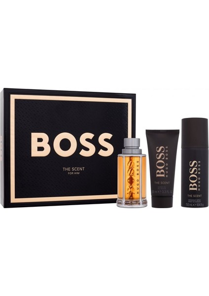 Hugo Boss Scent Xmas Set 100 ml EDT + 150 ml Deo + Shower Gel 100 ml