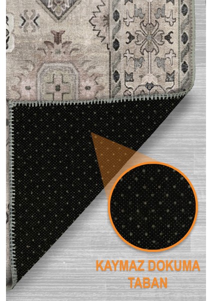 Zeran Şönil Doğal Pamuk Tabanlı Yolluk Kaymaz Yıkanabilir Koridor Halısı indirimleri