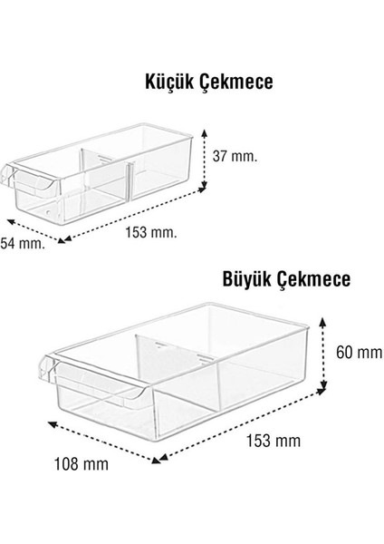 Çekmeceli 39'lu Takım Çantası Plastik Organizer Vida Dübel Civata Kutusu Bölmeli Avadanlık Monoblok