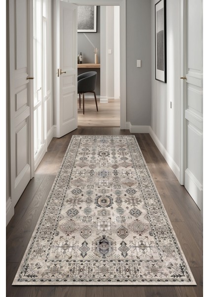 Zeran Şönil Doğal Pamuk Tabanlı Yolluk Kaymaz Yıkanabilir Koridor Halısı fiyatları