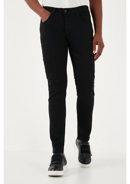 Streç Pamuklu Slim Fit Normal Bel Dar Paça Jeans Erkek Kot Pantolon 1120S01NAPOLI fiyatları
