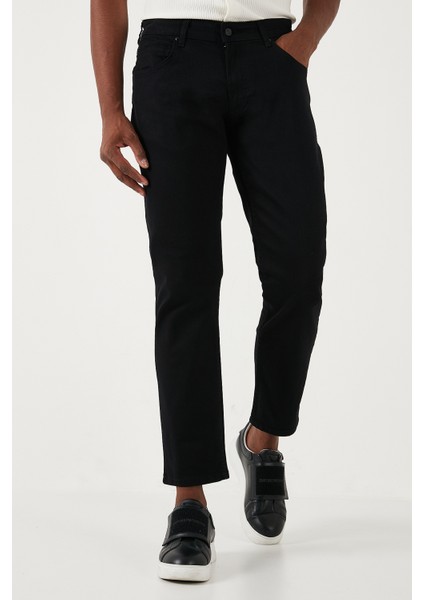Streç Pamuklu Regular Fit Normal Bel Boru Paça Jeans Erkek Kot Pantolon 2210S01PARMA fırsatları