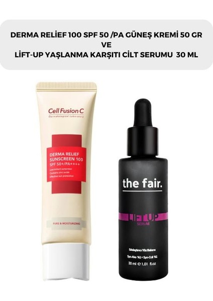 The Fair. Multi Vitamin Jel Tonik 100 ml ve Sıkılaştırıcı Cilt Serumu 30 ml