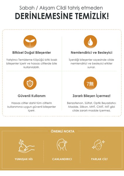 Gold & Snail Özü İçeren Akne ve Gözenek Karşıtı Temizleyici Köpük 150 ml
