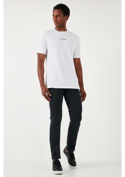Streç Pamuklu Regular Fit Normal Bel Boru Paça Jeans Erkek Kot Pantolon 2211S23PARMA