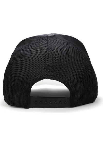 V2 Trucker Limited Edition - 5 Kod Logolu Unisex Antrasit-Siyah Şapka
