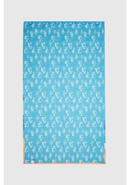 Turkuaz Plaj Havlusu Microfiber 85x150 Cm Süper Emici Kum Tutmayan Havlu 0HCORTHVL01