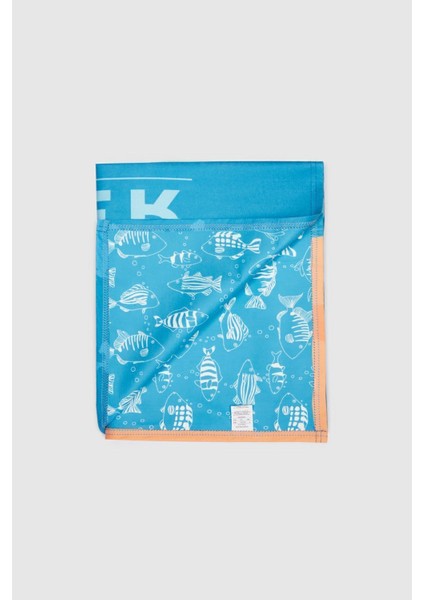 Turkuaz Plaj Havlusu Microfiber 85x150 Cm Süper Emici Kum Tutmayan Havlu 0HCORTHVL01