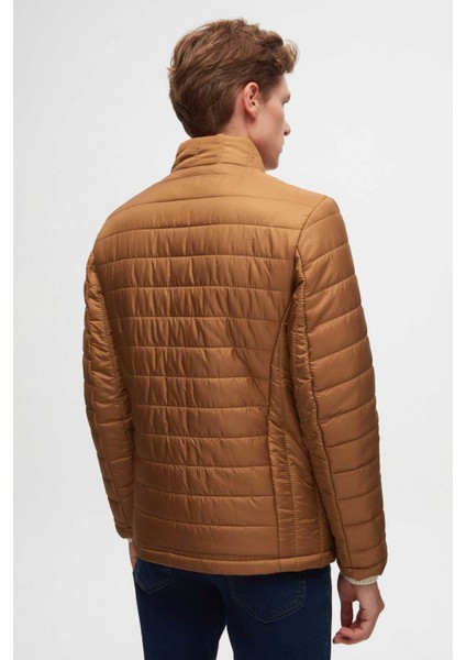 Ds Damat Slim Fit Tarçın Rüzgar Geçirmez Elyaf Dolgulu Mont 3HF07ORT04262