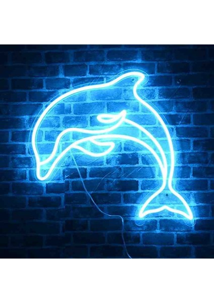 Neon LED Işıklı Yunus