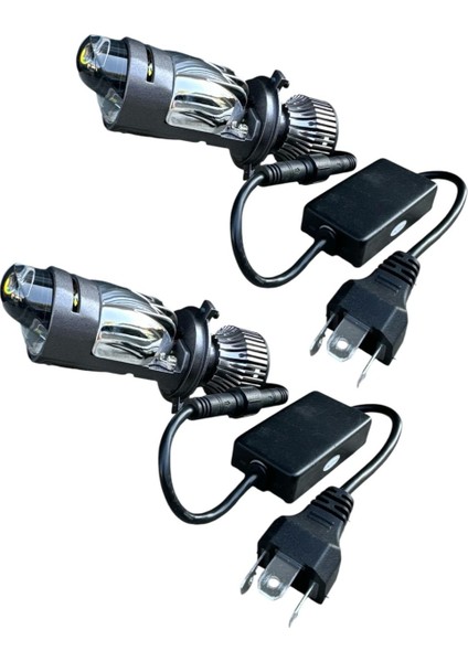 H4GRANT Mercekli LED Far Ampulü 50WGÜÇ 18000 Lümen Garantili H4MERCEKLİ Grant