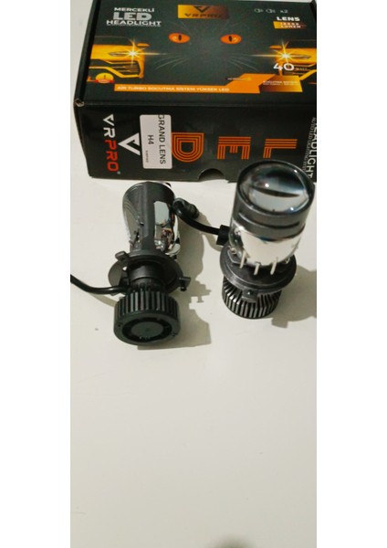 H4GRANT Mercekli LED Far Ampulü 50WGÜÇ 18000 Lümen Garantili H4MERCEKLİ Grant