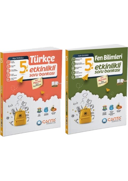 5. Sınıf Türkçe + Fen Bilimleri Etkinlikli Kazanım Sıralı Soru Bankası