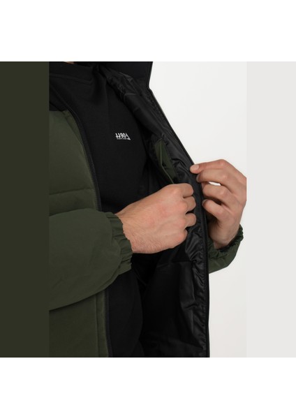 Jack & Jones Erkek Kapüsonlu Fermuarli Puffer Mont - Otto