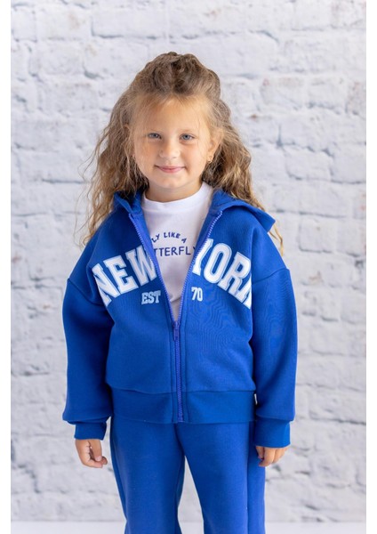 Kız Çocuk Baskılı Kapüşonlu Ceket - Sax fiyatları