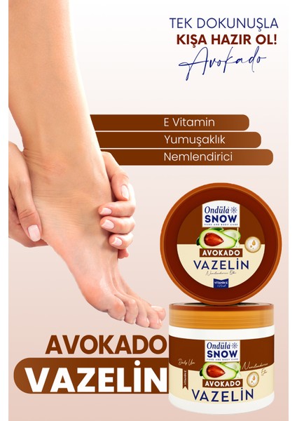 Vazelin Avokado E Vitamini Nemlendirici Jel 125 ml