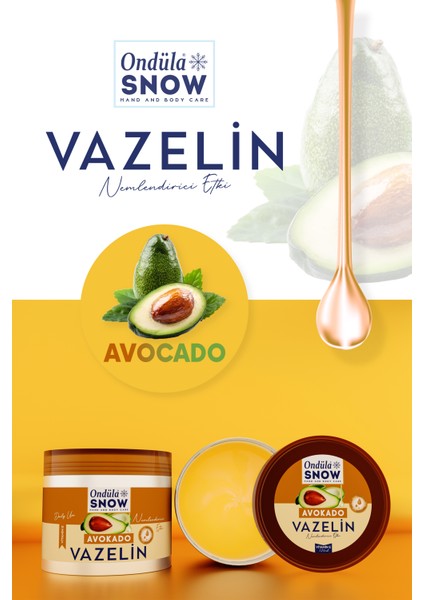 Vazelin Avokado E Vitamini Nemlendirici Jel 125 ml