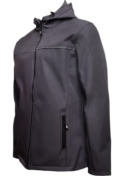 Softshell Kapşonlu Mont