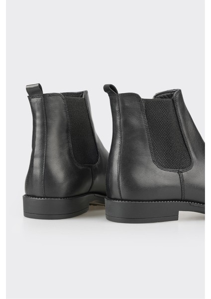 Siyah Deri Erkek Günlük Bot fırsatları