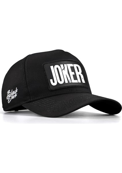 V2 Baseball Joker - 2 Kod Logolu Unisex Siyah Şapka