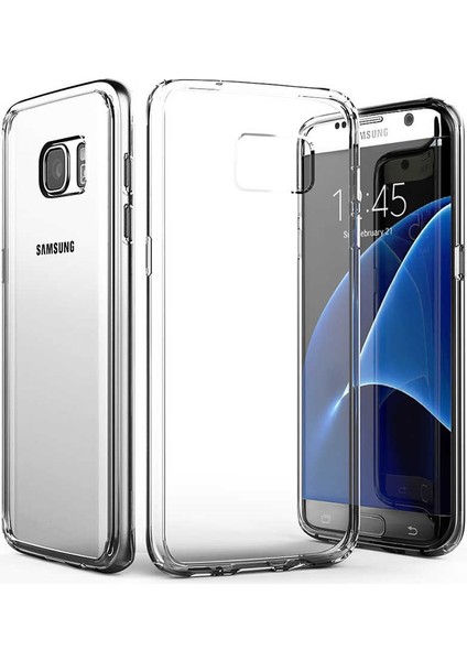 Samsung Galaxy S7 Edge Kılıf Kamera Korumalı Süper Silikon