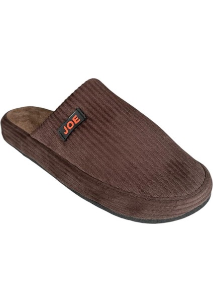 Erkek Pofuduk Ev Terliği KAHVERENGİ