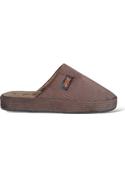 Erkek Pofuduk Ev Terliği KAHVERENGİ