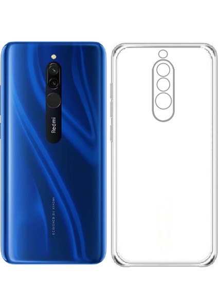 Xiaomi Redmi 8 Kılıf Kamera Korumalı Süper Silikon