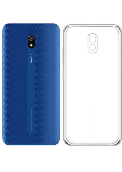 Xiaomi Redmi 8A Kılıf Kamera Korumalı Süper Silikon
